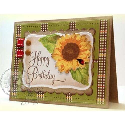 Simon Says Stamp! Kitchen Sink Stamps GIANT SUNFLOWER kss076