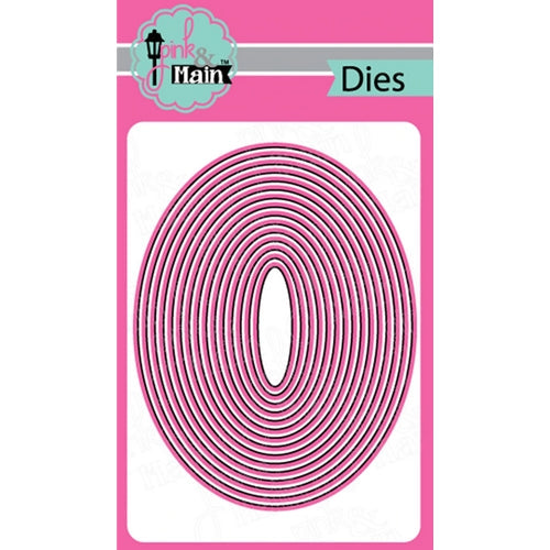Simon Says Stamp! Pink and Main LAYERED OVALS Dies PNM320