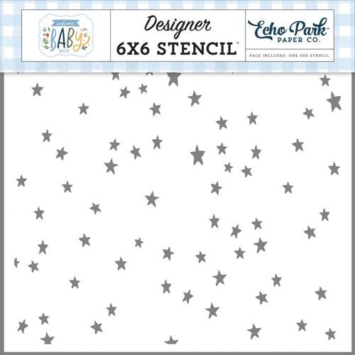 Simon Says Stamp! Echo Park DREAM BIG 6 x 6 Stencil wbb234033*