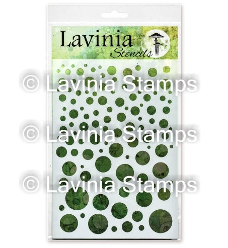Simon Says Stamp! Lavinia Stamps WHITE ORBS Stencil ST018