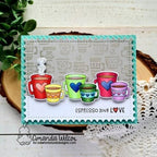 Simon Says Stamp! Newton's Nook Designs LOVE CAFE Clear Stamps NN2101S02
