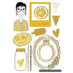Simon Says Stamp! Studio Light MISSEES Paper Elements a5stansblokkj03