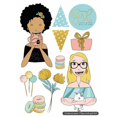 Simon Says Stamp! Studio Light MISSEES Paper Elements a5stansblokkj03