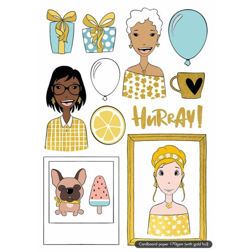 Simon Says Stamp! Studio Light MISSEES Paper Elements a5stansblokkj03