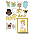 Simon Says Stamp! Studio Light MISSEES Paper Elements a5stansblokkj03