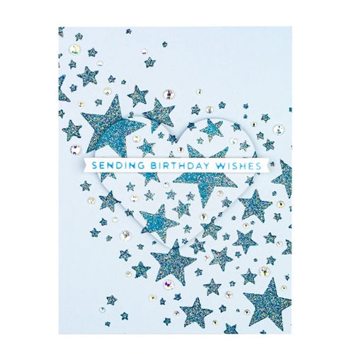 Simon Says Stamp! STN 002 Spellbinders STAR BRIGHT Stencil