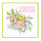 Simon Says Stamp! STP 032 Spellbinders BEAUTY IN BLOOM Clear Stamps *