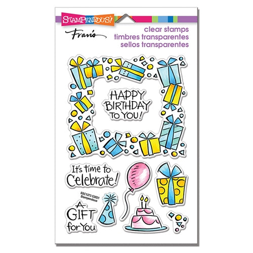 Simon Says Stamp! Stampendous Clear Stamps GIFT FRAME ssc1373*
