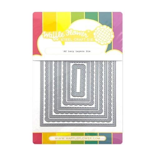 Simon Says Stamp! Waffle Flower A2 LACY LAYERS Dies 420492