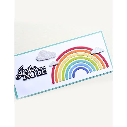 Simon Says Stamp! Memory Box JUST A NOTE POSH SCRIPT Craft Dies 94527