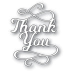 Simon Says Stamp! Poppy Stamps THANK YOU FLOURISH Craft Die 2376*