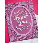 Simon Says Stamp! Poppy Stamps THANK YOU POE SCRIPT Craft Die 2438