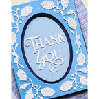 Simon Says Stamp! Poppy Stamps THANK YOU POE SCRIPT Craft Die 2438