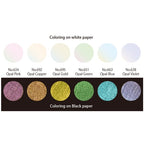 Simon Says Stamp! Zig Kuretake Gansai Tambi OPAL Colors Set of 6 mc200oc