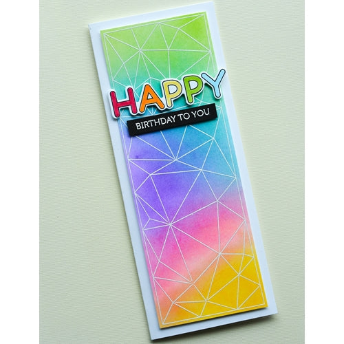 Simon Says Stamp! Birch Press Design CRYSTAL LINGO Clear Stamp Set cl8155*