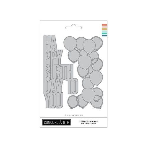 Simon Says Stamp! Concord & 9th PERFECT PAIRINGS BIRTHDAY Dies 11076