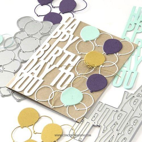 Simon Says Stamp! Concord & 9th PERFECT PAIRINGS BIRTHDAY Dies 11076