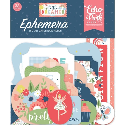 Simon Says Stamp! Echo Park LITTLE DREAMER GIRL Ephemera ld237024*