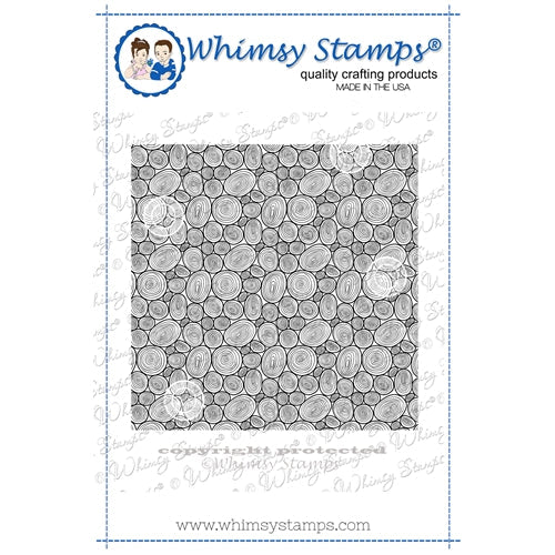 rubber tree circles Tree Ring Background Rubber Cling Stamp