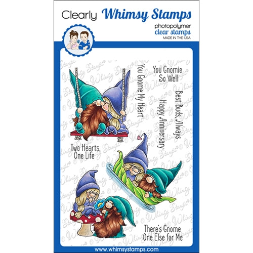 Simon Says Stamp! Whimsy Stamps GNOME ONE ELSE Clear Stamps C1373