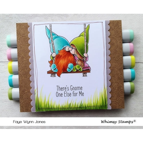 Simon Says Stamp! Whimsy Stamps GNOME ONE ELSE Clear Stamps C1373