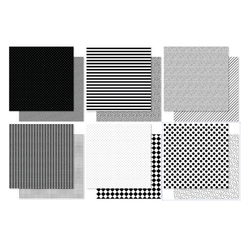 Simon Says Stamp! Paper Rose MONOCHROME BASICS 1.1 6x6 Paper Pack 21516