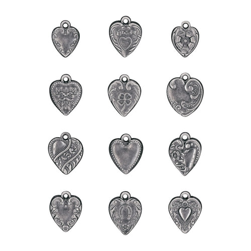 Simon Says Stamp! Tim Holtz Idea-ology HEARTS Adornments th94130