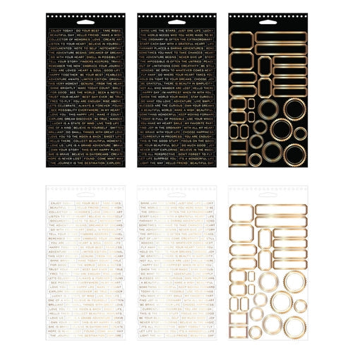 Simon Says Stamp! Tim Holtz Idea-ology METALLIC Sticker Book th94134