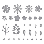 Simon Says Stamp! S2 314 Spellbinders MINI BLOOMS AND SPRIGS Etched Dies