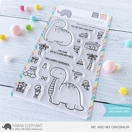Simon Says Stamp! Mama Elephant Clear Stamps ME AND MY DINOSAUR