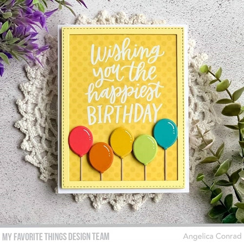 Simon Says Stamp! My Favorite Things HAPPIEST BIRTHDAY Clear Stamps cs549 | color-code:ALT2