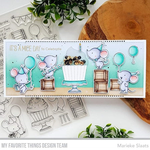 Simon Says Stamp! My Favorite Things MICE DAY TO CELEBRATE Clear Stamps bb120 | color-code:ALT1