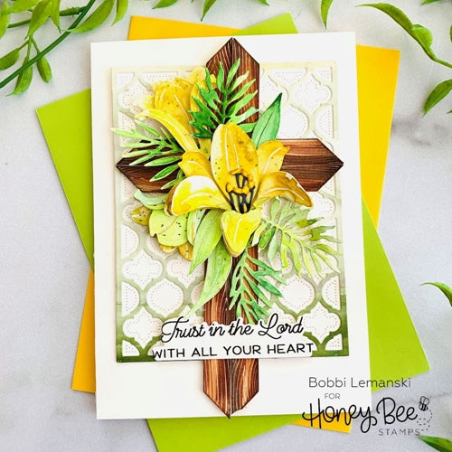 Simon Says Stamp! Honey Bee HE IS RISEN Clear Stamp Set hbst327 | color-code:ALT01