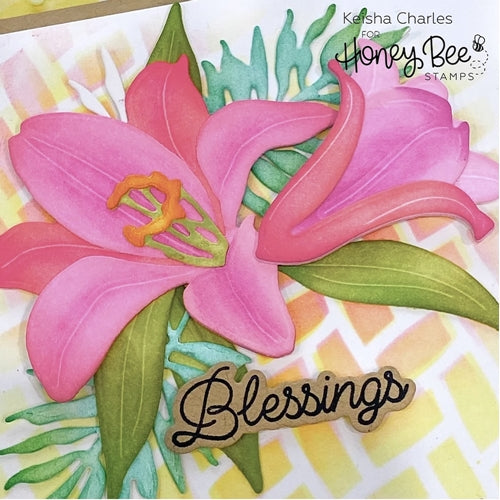 Simon Says Stamp! Honey Bee LOVELY LAYERS EASTER LILY Dies hbdsllel | color-code:ALT02