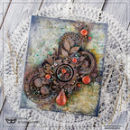 Simon Says Stamp! Prima Marketing RUSTY BROWN Finnabair Art Alchemy Matte Wax 967888 | color-code:ALT03
