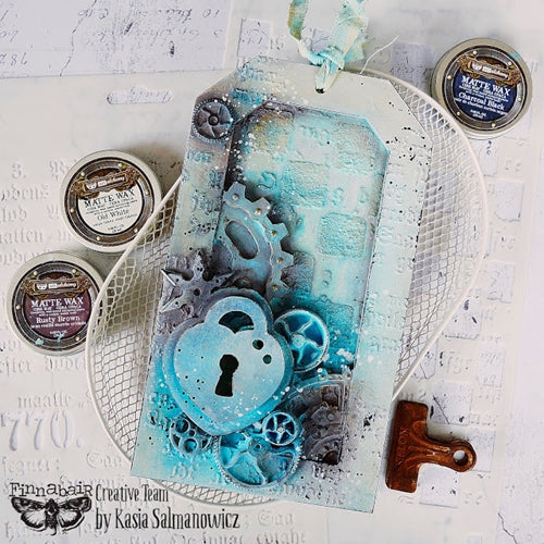 Simon Says Stamp! Prima Marketing RUSTY BROWN Finnabair Art Alchemy Matte Wax 967888 | color-code:ALT04