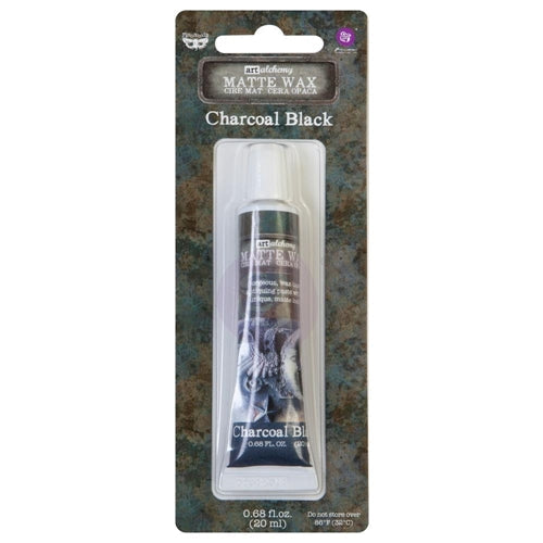 Simon Says Stamp! Prima Marketing CHARCOAL BLACK Finnabair Art Alchemy Matte Wax 967901