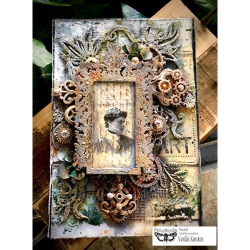 Simon Says Stamp! Prima Marketing CHARCOAL BLACK Finnabair Art Alchemy Matte Wax 967901 | color-code:ALT07