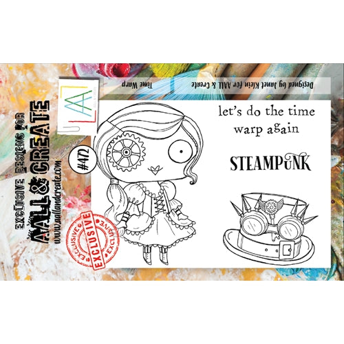 Simon Says Stamp! AALL & Create TIME WARP A7 Clear Stamp Set aall472