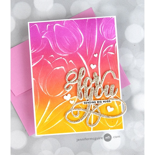 Simon Says Stamp! Altenew TULIP 3D Embossing Folder ALT4875