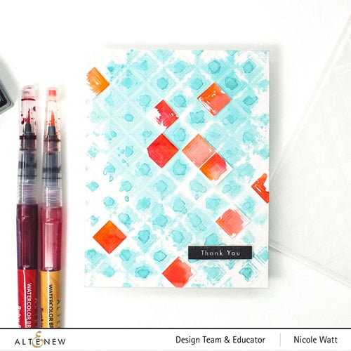 Simon Says Stamp! Altenew MOD SQUARES 3D Embossing Folder ALT4872