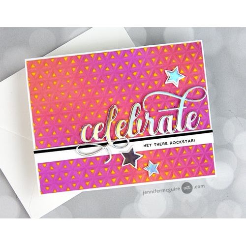 Simon Says Stamp! Altenew DIAMOND STARS 3D Embossing Folder ALT4869