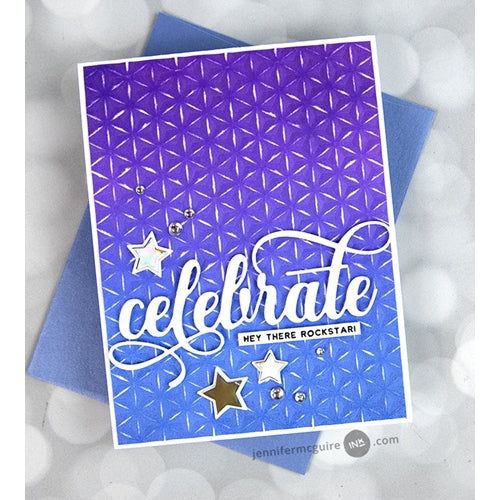 Simon Says Stamp! Altenew DIAMOND STARS 3D Embossing Folder ALT4869