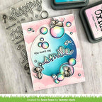 Simon Says Stamp! Lawn Fawn BUBBLES OF JOY Clear Stamps lf2500