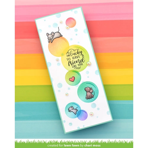 Simon Says Stamp! Lawn Fawn BUBBLES OF JOY Clear Stamps lf2500