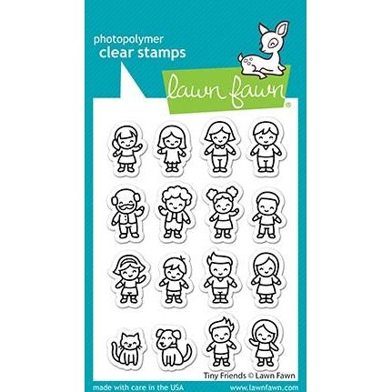 Simon Says Stamp! Lawn Fawn TINY FRIENDS Clear Stamps lf2506