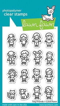 Simon Says Stamp! Lawn Fawn TINY FRIENDS Clear Stamps lf2506