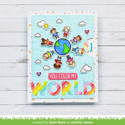 Simon Says Stamp! Lawn Fawn TINY FRIENDS Clear Stamps lf2506