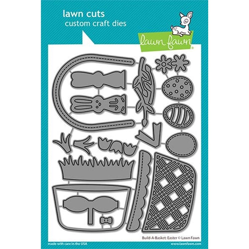 Simon Says Stamp! Lawn Fawn BUILD-A-BASKET EASTER Die Cuts lf2522