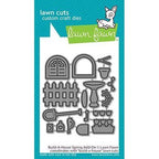 Simon Says Stamp! Lawn Fawn BUILD-A-HOUSE SPRING ADD-ON Die Cuts lf2524